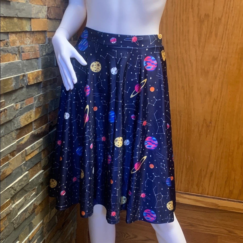 Elegant Women's solar system Ms frizzle style skirt 72